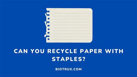 Can You Recycle Paper with Staples? And Why Do Staples Have a Love-Hate Relationship with Paper?