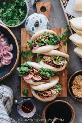  Gua Bao med Stekt Kyckling: En Smakbomb av Mört Kött och Kryddiga Smaker