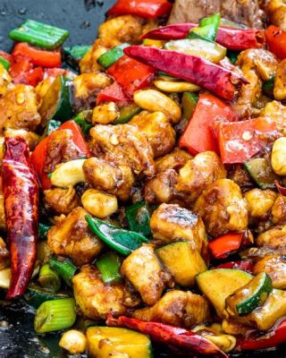  Suqian Kung Pao Chicken - En Wok-Värld Med Söt Och Sur Kryddning!